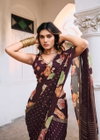 Ajnabee Vol 10 By Kashvi Dull Moss Foil Printed Sarees Wholesale Market In Surat
